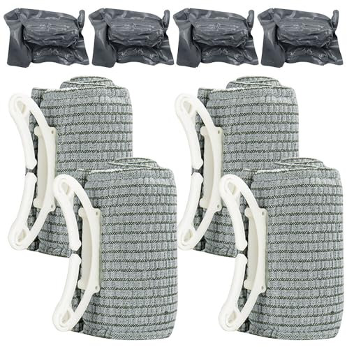 Gobesty 4 vendajes israelíes para torniquetes tácticos de 10,7 cm, vendaje de emergencia, vendaje de primeros auxilios, vendaje elástico para deportes al aire libre, camping, senderismo, escalada