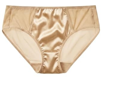 SilRiver Donna Seta Spandex Panty Slips Viaggio Hipster Bikini Intimo Traspirante Estate Mutande