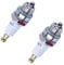 2 PCS L7T Spark Plug Universal 2 Stoke Engine Spark Plug Nickel Alloy Lawnmower Spark Plugs for Strimmer Chainsaw Lawnmower Hedge Trimmer Cutter Replacement Accessories