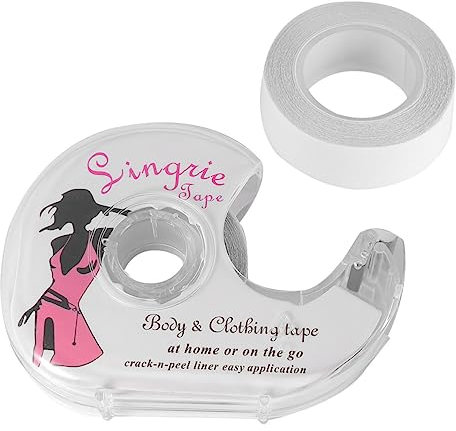 VALICLUD 6pezzi Pz Nastro Biadesivo Per Abbigliamento Nastro Adesivo Trasparente Per Reggiseni e Vestiti Antiscivolo e Rimovibile Per Cerimonie e Occasioni Speciali