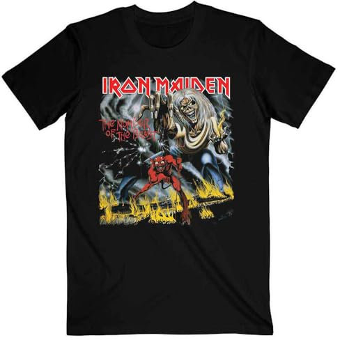 Rock Off officially licensed products Iron Maiden Number of The Beast T Shirt S Black