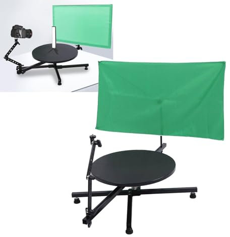 360 Video Camera Rig Panoramic Rotating Platform,360 Camera Booth Video Camera Product Shot 360 Rotating Platform Rig 87x 44x13cm