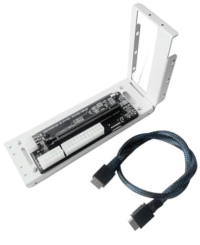 Juqoyue SFF 8611 Oculink M.2 External Graphics Card GPU Holder Dock PCIe 4.0 X4 Gen4 Notebook GDP NUC Adapter Card