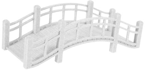 CHICAMPERA Dollhouse Miniature Arch Bridge Accessory Vintage Landscape Garden Figurine for Terrarium Bonsai and Fairy Tale Decorations for Outdoor Miniature Parks