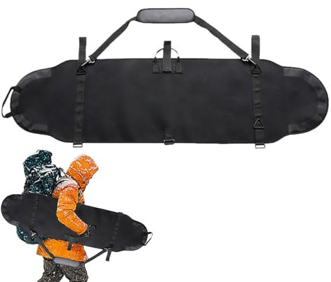 Verstärkte Snowboardtasche – gepolsterte Hülle, fester Schutz | Transporttasche mit hoher Kapazität, sicherer Verschluss, verwendet während Reisen mit dem Flugzeug oder bei Sportaufenthalten in der