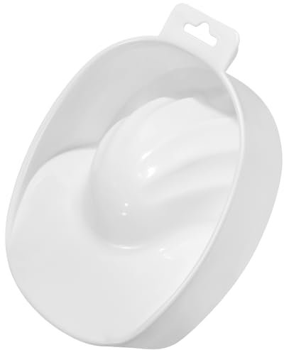 SAFIGLE Cuenco para Manos 1 Cuenco de Plástico para Cuidado de Uñas Herramienta de Manicura Recipiente para Decoración de Uñas Profesional Salones