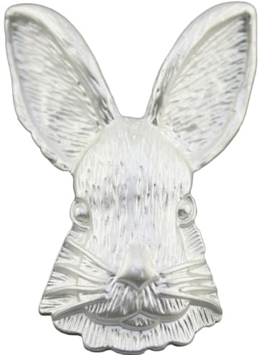 Garneck Épingle Lapin Vintage comme Noël Saint-valentin pour Femmes en Alliage Argenté Accessoire Charmant et Élégant, pour Vêtements et Occasions Festives