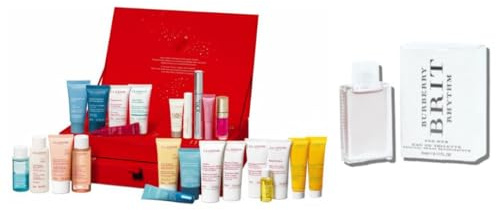 Clarins Adventskalender 2025 Frauen – 24 x Schönheitspflege Beauty Advent Kalender Geschenkset, Pflege, Körperpflege, Damen & Mädchen Weihnachten Calendar(Wert 350€)