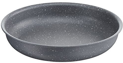 Lagostina Ingenio Induction Padella, 28 cm, Effetto Pietra, Acciaio Inossidabile, Argento
