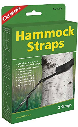 Coghlan's Unisex's C1780 Hammock Tree Straps, Black, One Size