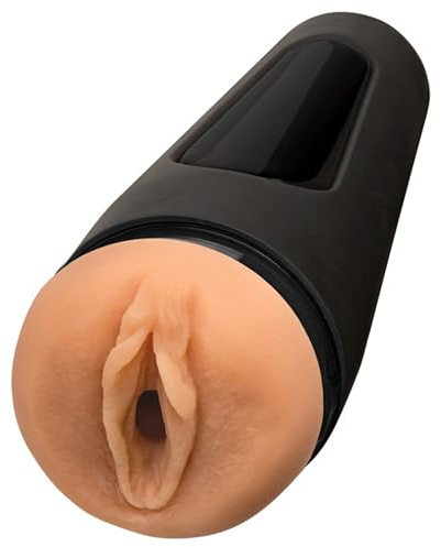 Main Squeeze Faye Reagan ULTRASKYN Stroker - Realistic Textured Masturbator with Adjustable Suction and Pressure Control - Vanilla - Pussy Male Masturbator - for Adults Only