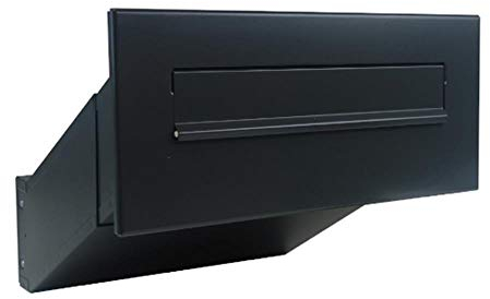 D-041 Anthrazit (RAL 7016) Mauerdurchwurf Briefkasten (Tiefe: 23-38 cm) - LETTERBOX24.de