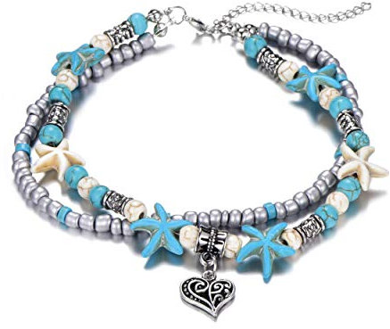 Philip Jones Cheville de Plage Synthétique Turquoise