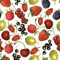 20 Servietten Leckere Beeren als Tischdeko für den Sommer 33x33cm