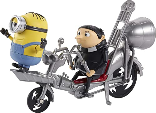 Mattel Minions Figuras traviesas y revoltosas GRU | Bike GMF15