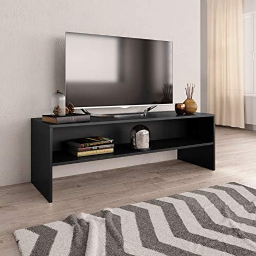 Goliraya TV Cabinet TV Stand TV Unit with an Open Compartment Furniture Easy to Clean Chipboard