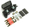 TopHomer Sicherungshalter 12V mit 2 Mini ANL Sicherungen 50A + 4mm Anschlüssen – Spritzwassergeschützt für Auto, LKW, Wohnmobil, Boot, Motorrad
