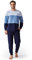 DAVID ARCHY Set Pigiama da Uomo in Morbido Pile da Uomo, Pigiama da Uomo in Caldo Pile, Comodo Pigiama da Salotto e Pantaloni del Pigiama da Uomo