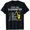 Dynamik eines Saxophonisten Blasmusik Saxophon T-Shirt