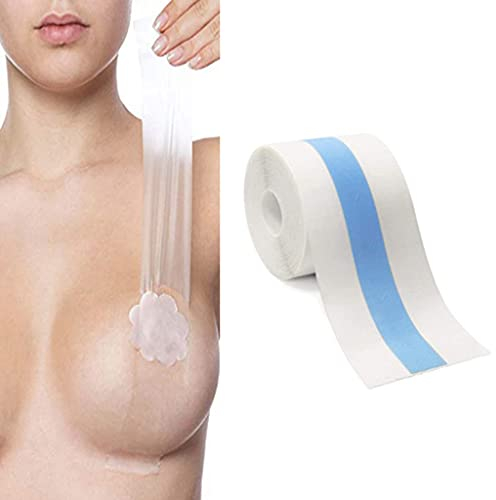Nastro Adesivo per Sollevare Il Seno, da Donna, per Reggiseno e Reggiseno, Invisibile, Adesivi per Il Seno, Lingerie, Petali, per Il Corpo, Adesivo, Push up, Unisex (5 m x 5 cm)