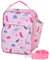 Lunch Bag for Kids,VASCHY Large Capacity Insulated Lunch Box Bag for Girls Lightweight Thermal Lunch Tote Bag Portable Cooler Bag with Bottle Pocket Adjustable Shoulder Strap for School(Pink Dinosaur)