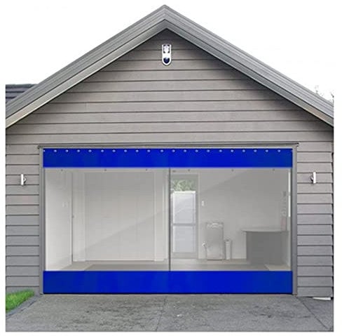 KFGDFD Winddichte PVC Plane Seitenwand für Terrassenüberdachung Schiebevorhang Terrassenvorhang Transparent Terrassenvorhang Garagenvorhang 47 Größen (Size : 3x2.5m)