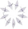 WANDIC Origami-Papierkraniche, handgefertigt, gefaltet, Origami-Papierkraniche, für Hochzeit, Party, Hintergrund, Heimdekoration, Weiß, 100 Stück