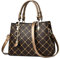 FORRICA Handtaschen Damen Exquisiter Anhänger Umhängetasche Elegant Ahornblatt Henkeltasche Frauen Shopper Tasche PU Leder Schultertasche Bronze Griff C