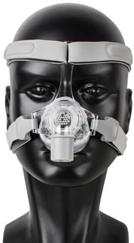 ENSHEY schlafapnoe masken mit frei einstellbarer Kopfbedeckung M für Anti-Schnarchen