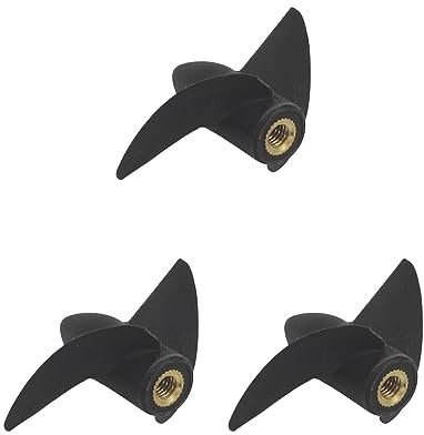 Paowsietiviity 3 set RC Boot Schiff Propeller Fernbedienung Boot Propeller Ersatzteile 39mm