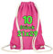 ELES VIDA Baumwollbeutel für Kinder 21x29 cm - 10 oder 25 Stück zum Bemalen & Gestalten - Beutel OEKO-TEX® geprüft kleine Sportbeutel - Festival Party Beutel, Jutebeutel Stoffbeutel Pink