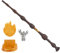Wizarding World Harry Potter - Authentischer Albus Dumbledore Zauberstab aus Kunststoff mit Hogwarts-Halterung, ca. 30,5 cm, Spielzeug für Kinder ab 14 Jahren, Fanartikel, Gold
