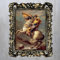 FJXMFRAME Bilderrahmen, 27,9 x 35,6 cm, kunstvoll, Gothic, Vintage, Antik für Wanddekoration, Barockrahmen, passend für Fotos der Größe 20,3 x 25,4 cm, mit Passepartout