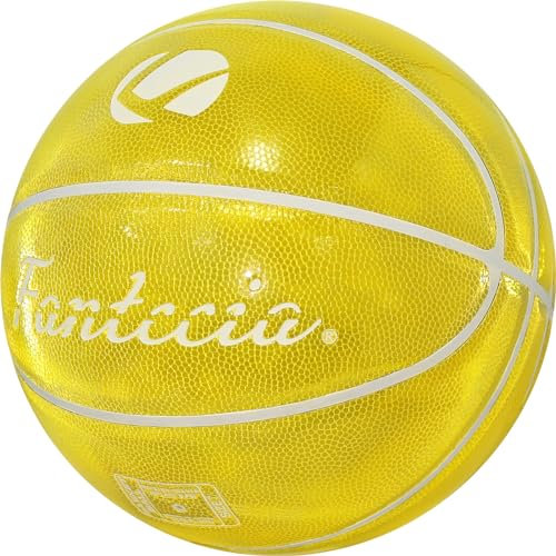 Fantecia Basketball Mit Reflektierender Oberfläche, Größe 7, Für Outdoor, Erwachsene Und Jugendliche - Mit Pumpe
