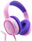 Tronsmart Cuffie Sovraurali Pieghevoli per Bambini, Volume Sicuro 85/93 dB, Suono Chiaro e Morbido, Jack da 3,5 mm per Bambini con Cavo, per Apprendimento e Intrattenimento