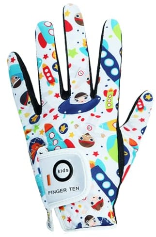 Gants de golf pour enfants et jeunes garçons et filles, main gauche, en microfibre synthétique respirante, pour droitier, 4 à 13 ans