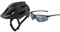 ALPINA Carapax 2.0 - Leichter, Stabiler & Komfortabler Fahrradhelm & TRI-Effect 2.0 - Indiv. Anpassbare, Bruchsichere Wechselscheiben Sport- & Fahrradbrille