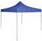 JUDYY Profi-Partyzelt Faltbar, Festzelt, Pavillion, Bierzelt, Garten Party Zelt, Gartenzelt, Grillpavillon, 2×2 m Stahl Blau