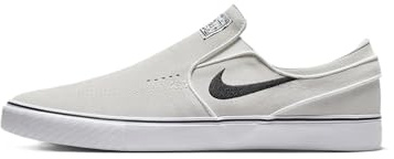 Nike SB Janoski+ Slip On Skate Shoes, White/Black, 11 UK