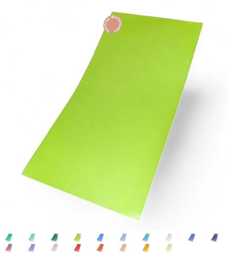 Sandras-Bastelladen - Pearl - Kerzen Verzierwachsplatte - 200 x 100 x 0,5mm Hellgrün