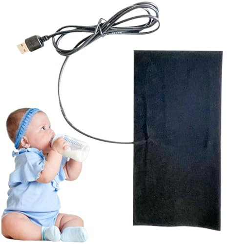 Decorhome USB Heating Pad - 5V Feeding Bottle Warmer & Constant Temperature Heating Pad | USB Heating Piece for Bottles & Clothes | Carbon Fiber Electric Heating Pad for Comfort Keeping Bottles Warm