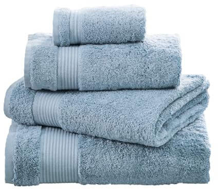NEXT Homeware Gästehandtuch aus 100% ägyptischer Baumwolle Himmelblau 4 Pack Hand Towels