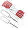 JPshop - Kit Fouets droit+gauche pour batteur mélangeur électrique compatible Tefal SS-989633