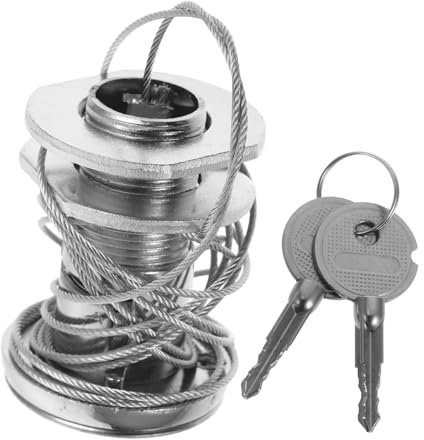 FUTUREORYY Serratura Per Porta Garage in Filo d Acciaio Nucleo in Rame Serratura Di Emergenza Per Porte Basculanti Facile Installazione Per Porte Garage