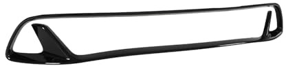 Kühlergrill Grill Für KIA Für Stinger Auto Front Lower Grille Dekorative Zubehör Glänzend Schwarz Carbon Faser Lackiert ABS Kunststoff Körper(Glossy Black)