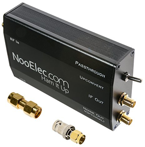 Nooelec Ham It Up Plus v2: Amplíe el Alcance de su RTL-SDR u Otra Radio Hasta 300 Hz. Convertidor Ascendente (Upconverter) HF/MF/LF/VLF/ULF y Panadapter con TCXO y Opciones LNA/Passthrough Conmutables