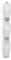 Umbra Floralink Wandvasen, Kunststoff, Weiss, 3er-Set
