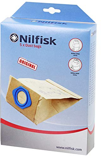 Nilfisk Lot de 5 sacs d'aspirateur G90 GM80 GM90