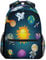 Linomo Rucksack, süßes Universum, Weltraum, Planet World, Tagesrucksack, für Camping, Wandern, Reisen, Schulranzen für Kinder, Jungen, Mädchen, Herren und Frauen