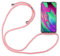 Hülle Kompatibel mit Samsung Galaxy A40 | Handykette Smartphone Halskette Hülle mit Band | Handyhülle mit Kordel zum Umhängen Kompatibel für Galaxy A40 | Rosa